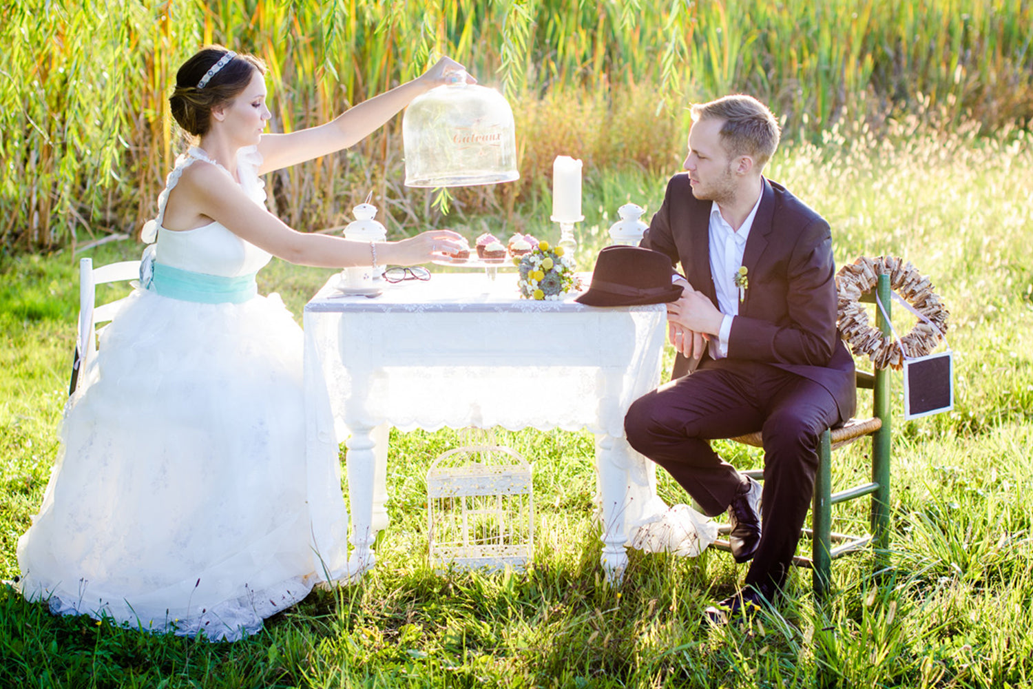 Enjoying a one to one tea!