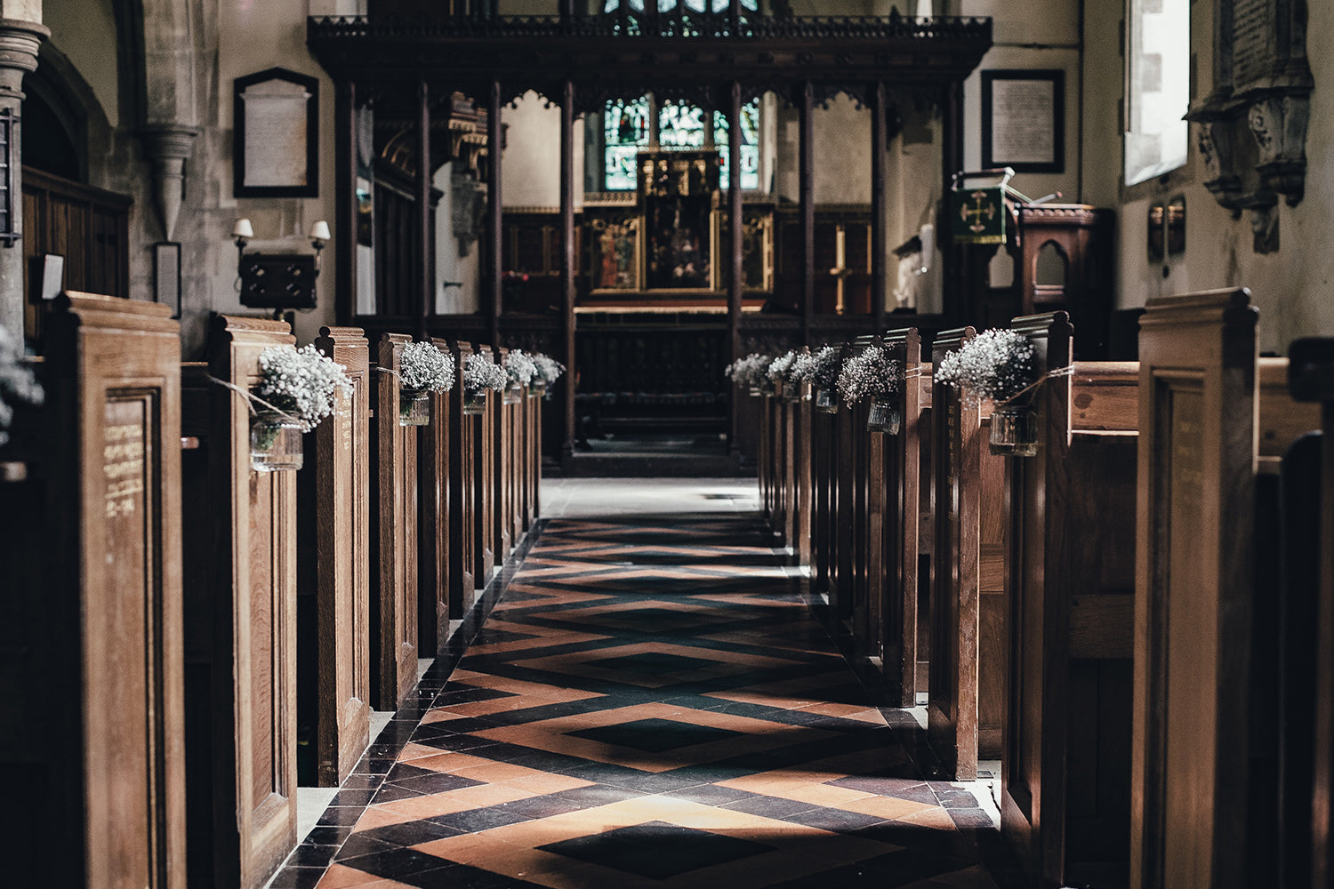 The church aisle free